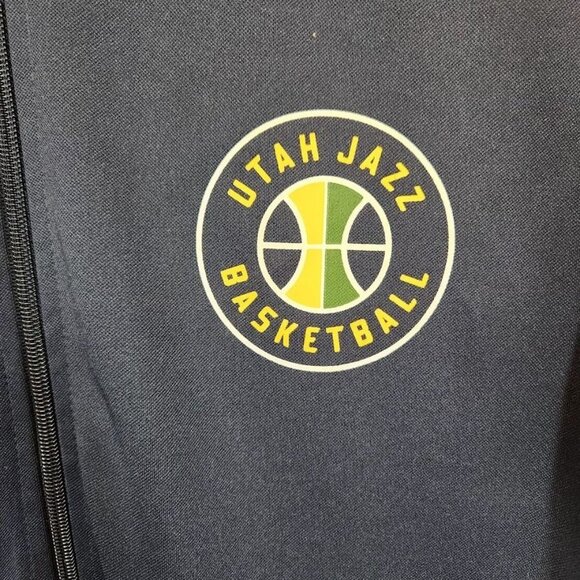 NBA Utah Jazz men's Warm Up Jacket‎ in Navy Blue - Size medium - Picture 3 of 6